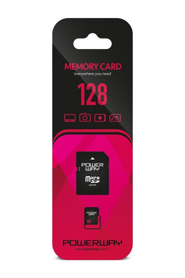 Powerway 128 GB MicroSD Hafiza Karti